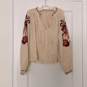 Ulla Johnson Simona Embroidered Blouse